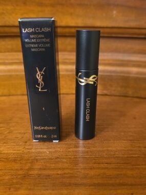 YSL Lash Clash Extreme Volume Mascara, Black 1, .06oz--NIB